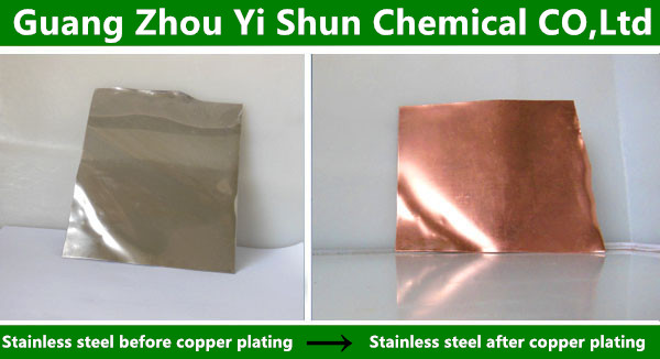 Chemical copper plating liquid for stainless steel  Copper - plated liquid used for wiping   copper plating agent for stainless steel tube  Brushed copper surface  Chemical brushed copper liquid