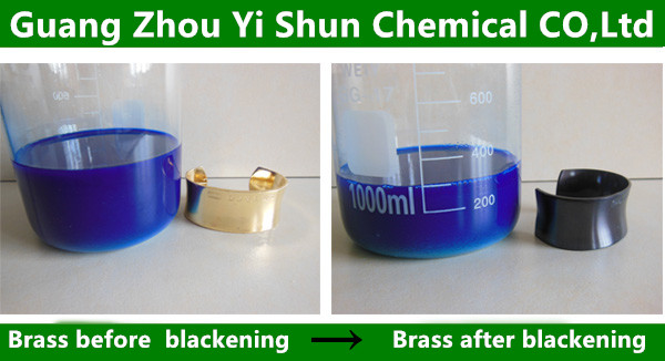 Copper blackening agent at ambient temperature,Metal dyed Black,Brass Blackening