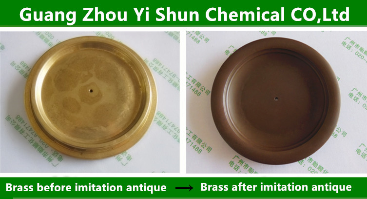 Copper colored chocolate Copper archaize agent Copper coloring agent  Phosphorus and bronze become chocolate-colored  Copper antique old water copper coloring