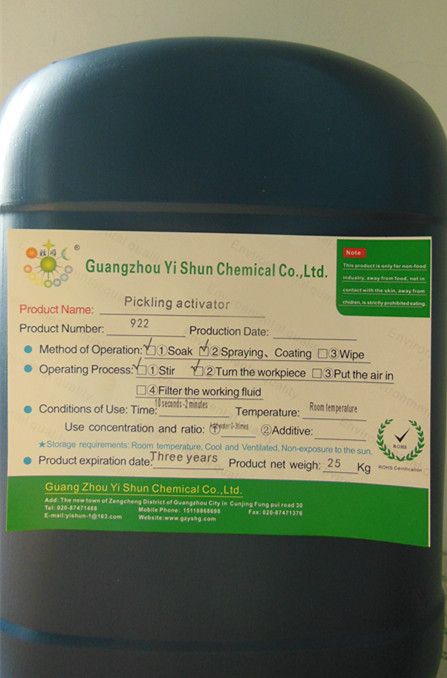 Acid Pickling Activator,Metal Chemical Activator,Oxide film solution on steel surface